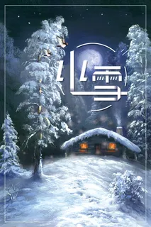 创意简约文艺二十四节气小雪海报背景素材高清