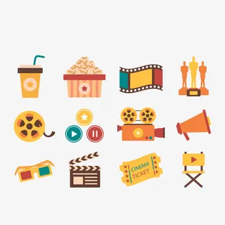 矢量电影素材免抠