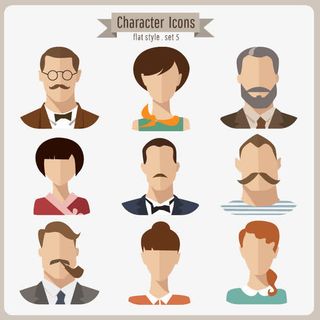 人物ICON免抠