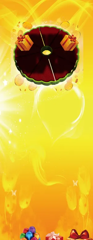 购物抽大奖展架背景素材高清