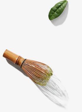 手绘清新抹茶绿叶免抠