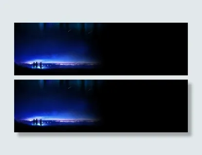 夜景梦幻流星背景banner