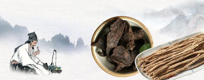 中国风古风中医药背景高清