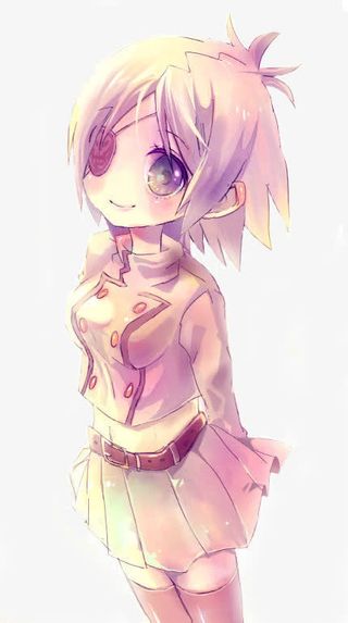 卡通女孩期待免抠