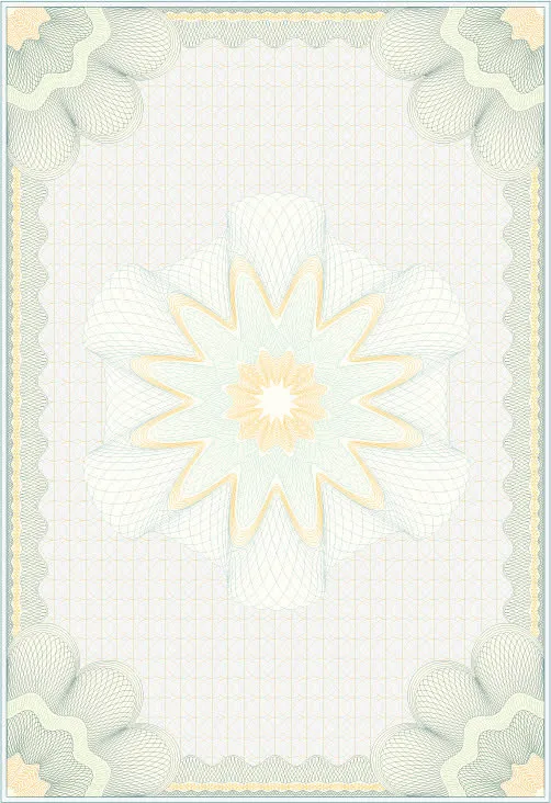 防伪花纹矢量素材免抠