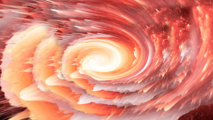 红色扭曲酷炫（1920*1080）高清