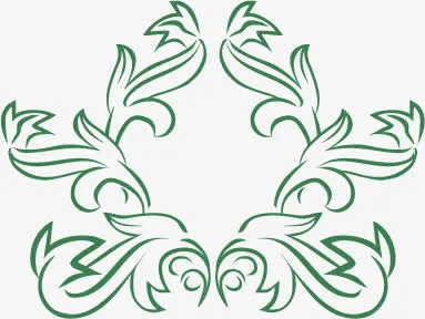绿叶边框免抠