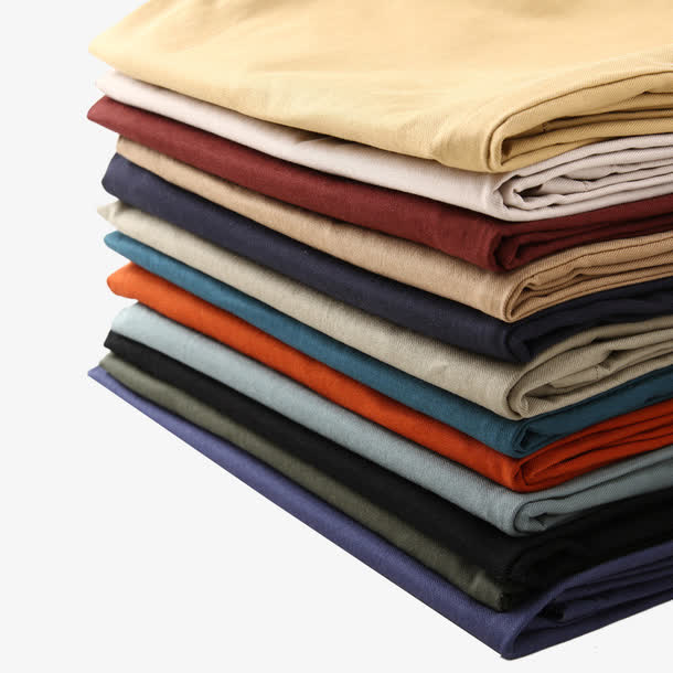 一堆叠好的衣服免抠