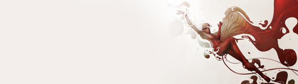 手绘个性创意banner背景图