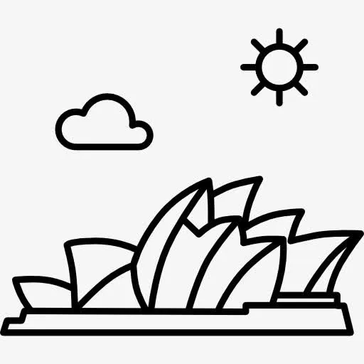 悉尼歌剧院图标免抠