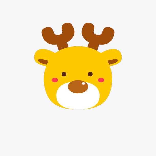 卡通小鹿免抠