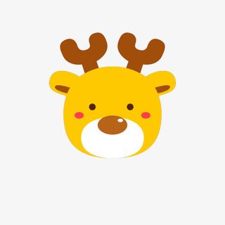 卡通小鹿免抠