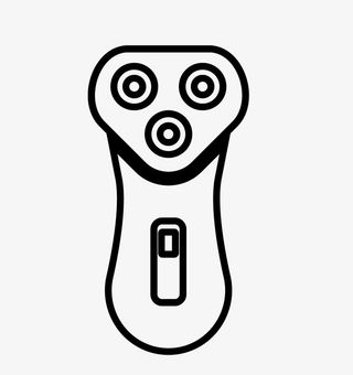 剃须刀清洁护理图标免抠