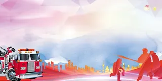 消防安全安全逃生背景模板高清