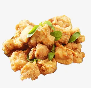 经典美食盐酥鸡免抠