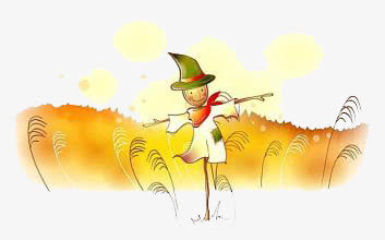 稻草人素材免抠