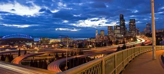 夜景城市海报素材高清