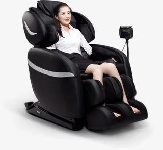 黑色按摩椅淘宝首页免抠