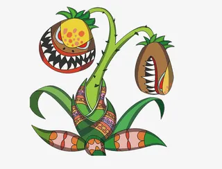 免抠素材食人花图片免抠