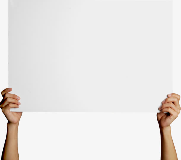 摄影白色纸张效果免抠