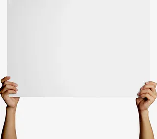 摄影白色纸张效果免抠