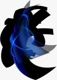 蓝色科技光效装饰免抠