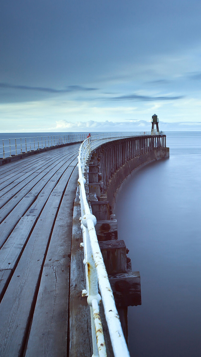 码头唯美风景H5背景高清