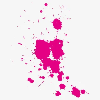 玫红喷墨素材免抠