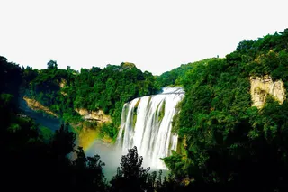 贵州黄果树瀑布免抠