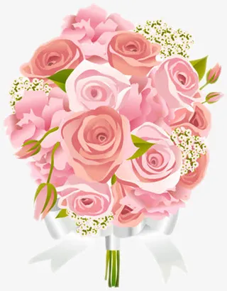 结婚捧花免抠