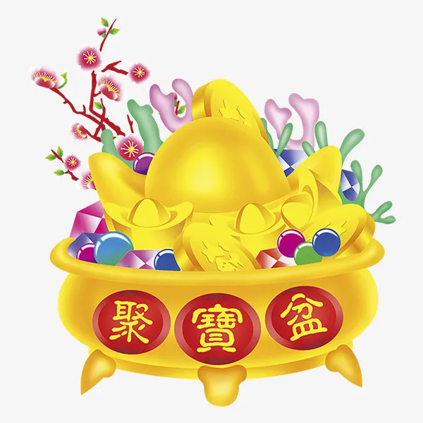 聚宝盆恭喜发财免抠