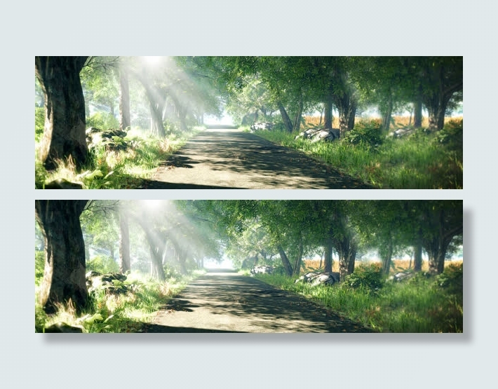 绿色道路清爽淘宝海报背景