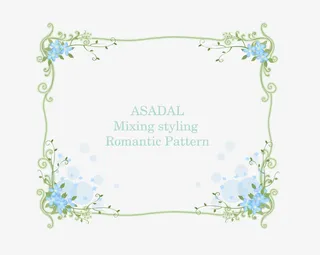 复古 小清新 花边 花 边框底纹免抠