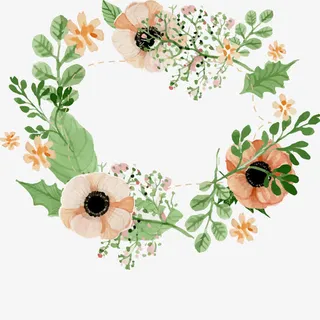 花边 手绘  边框 底纹 卡通免抠