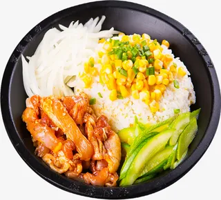 韩式鸡肉砂锅饭免抠