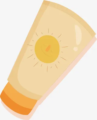 矢量图防晒霜免抠