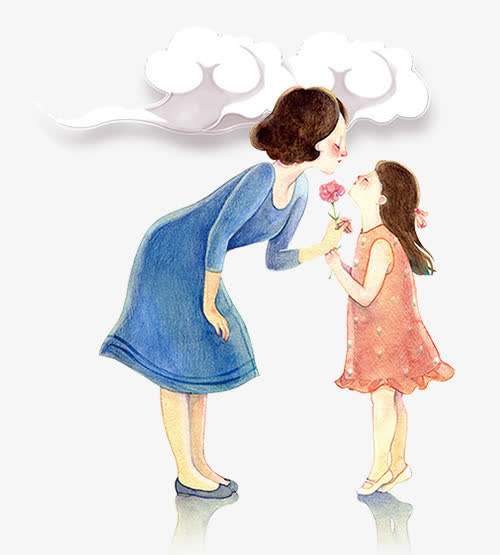 卡通母女免抠