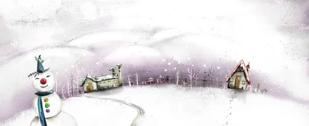 冬季雪人图免抠