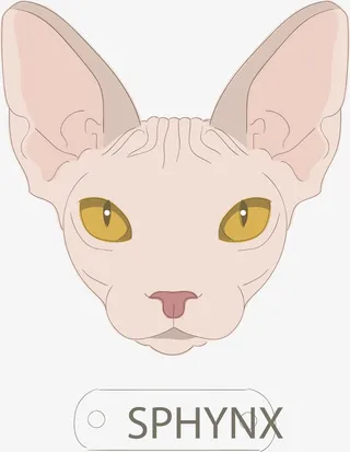 斯芬克斯矢量图免抠