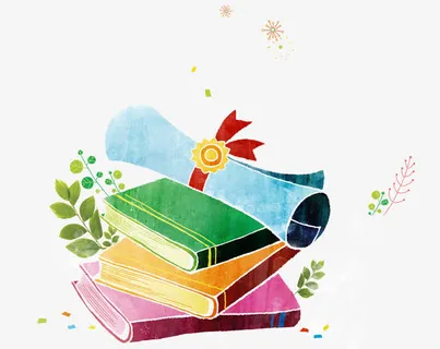 手绘书本免抠