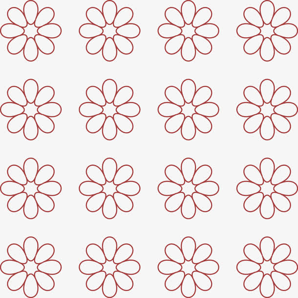 矢量小花背景图