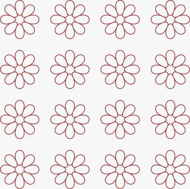 矢量小花背景图