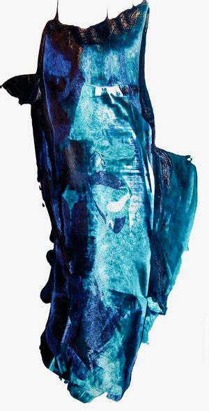 蓝色墨水已抠素材5免抠