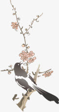 花鸟图淘宝促销页面免抠