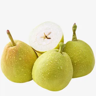 现摘新鲜酥梨免抠