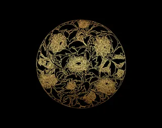 中国风金边底纹高清