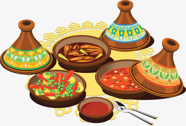 古典餐桌矢量免抠