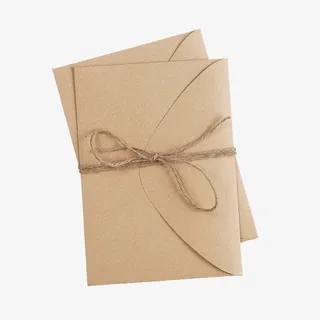 复古超厚牛皮纸信封免抠