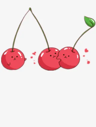 卡通樱桃免抠