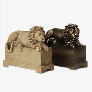 树脂狮子摆件免抠